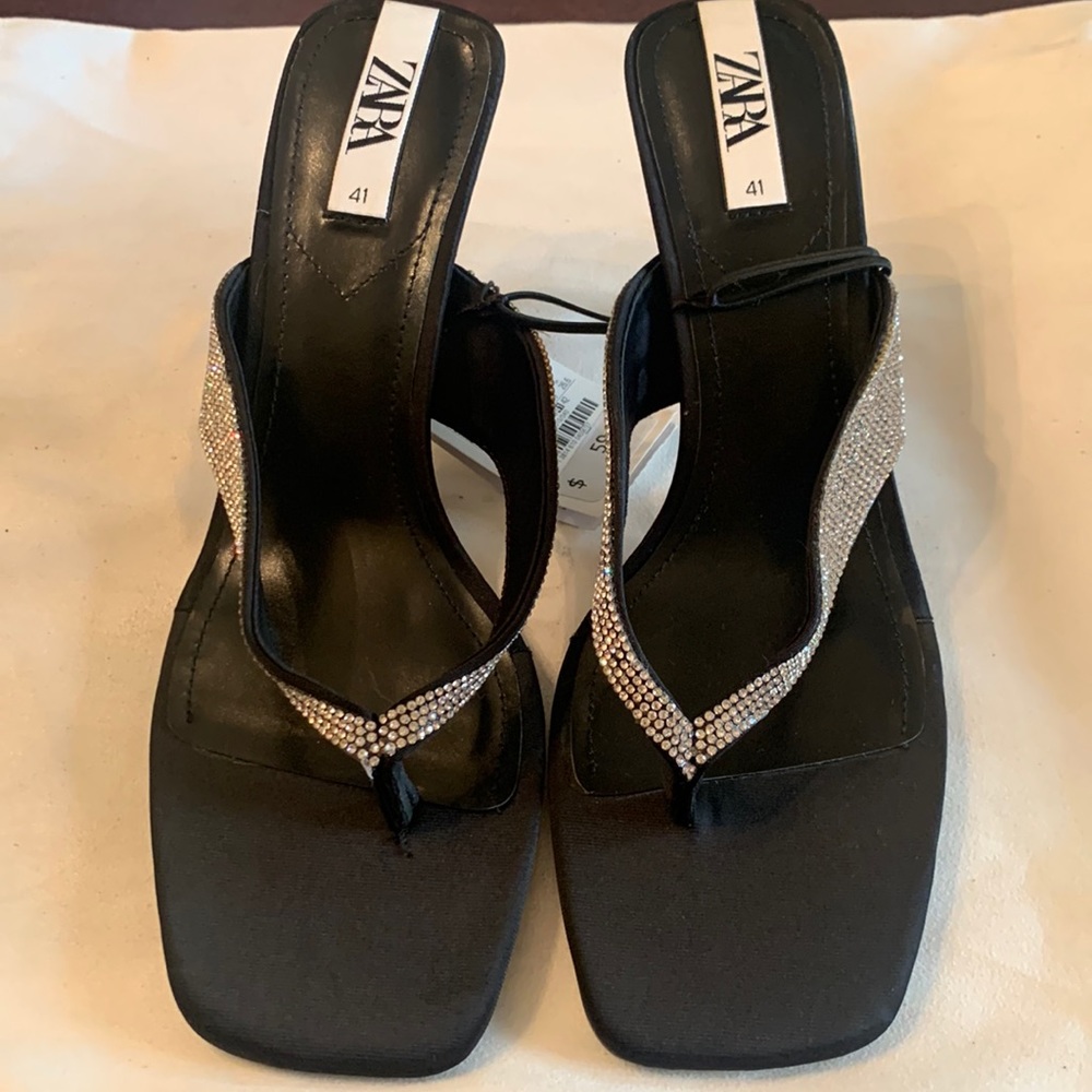 Zara rhinestone sandal